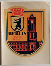 Переводная картинка. Берлин. ГДР. 1966 год