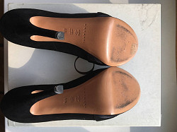Туфли casadei италия новые размер 39 замшевые черные платфор - фото 6