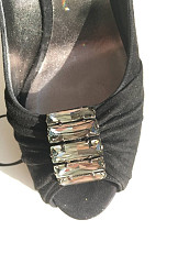 Туфли casadei италия новые размер 39 замшевые черные платфор - фото 8
