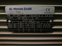 Электродвигатель 7.5 кВт 1440 об/мин АСМоtоrеn(ACA132М-4) - фото 3