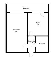 1к квартира ЖК Калинина парк