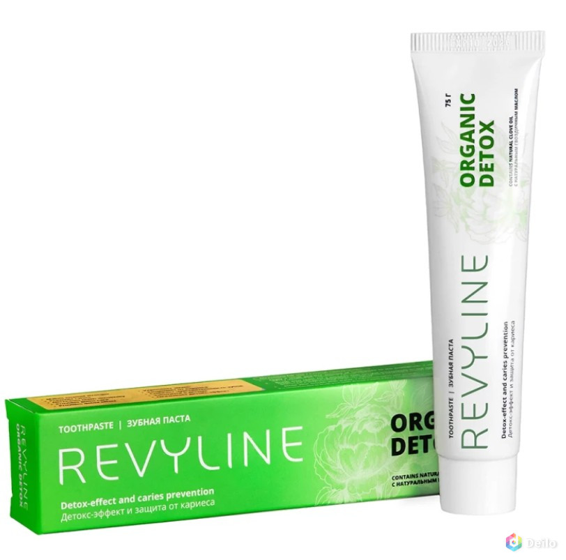 Зубная паста Revyline Organic Detox , 75 г