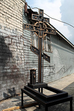 Крест на кладбище купить или заказать в Барнауле, оградка - фото 8