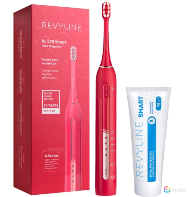 Зубная щетка Revyline RL070 Special Color Edition и паста