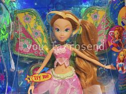 Кукла Винкс Флора Беливикс со светящимися крыльями / Winx Fl - фото 3