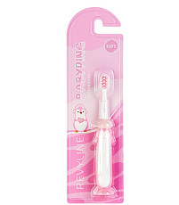 Зубная щетка для детей Revyline BabyPing, розовый дизайн