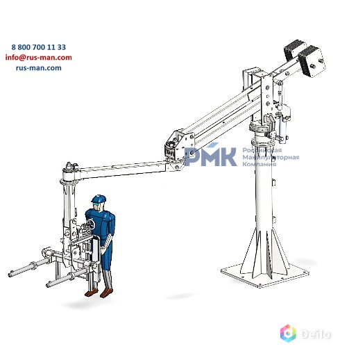 Манипулятор с гидравлическим приводом МП-1000-ГП перенос гру