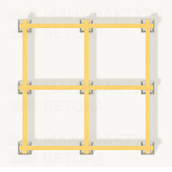 Кросс блок (Cross-block) «Макс», фундаментный блок - фото 4