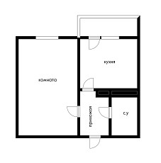 Продам 1-комнатную квартиру в спальном микрорайоне