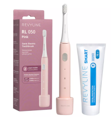 Зубная щетка Revyline RL050 Pink и паста для зубов Смарт