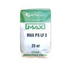 Смесь ремонтная MAX PS LF 3 безусадочная, сульфатостойкая, бы