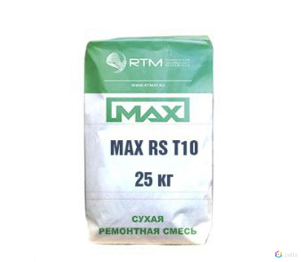 Смесь ремонтная MAX RS T10 безусадочная быстротвердеющая тик