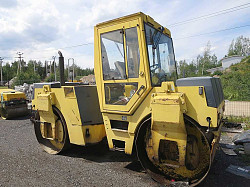 Асфальтовый тандемный каток Bomag 144 8, 5 т, разрезные валь - фото 5