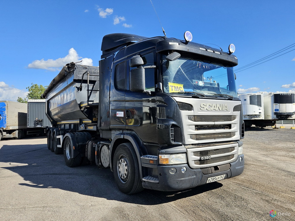 Тягач 4х2 Scania G380 б/у и самосвальный полуприцеп WIELTON