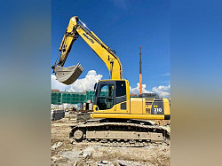 Гусеничный экскаватор Komatsu 210, линии, кондей - фото 5