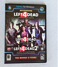 2 компьютерные игры Left 4 Dead + 3 DLC +6 DLC