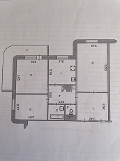 Трехкомнатная квартира, 72м2 - фото 9