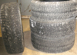 3 зимних шины 225/55/R17 Pirelli Winter Carving - фото 4