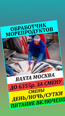 Обработчик морепродуктов в москве