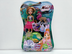 Кукла Винкс Флора Волшебный питомец | Winx Flora Fairy Pet