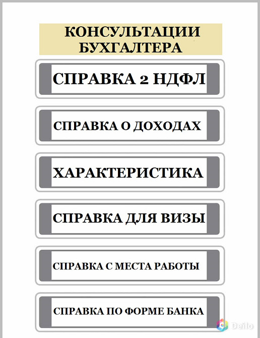 Справка 2 НДФЛ/консультация/Юр/Бух заполнение купить долевое