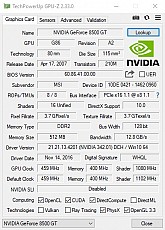 Видеокарта GeForce GT8500 512Mb - фото 4