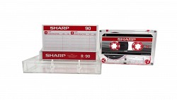 Аудиокассета SHARP R-90 прозрачная в прозрачной упаковке - фото 6