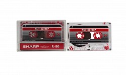 Аудиокассета SHARP R-90 прозрачная в прозрачной упаковке - фото 4